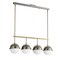 Maxim Lighting Duke 4-Light Linear Pendant 12414SWSNSBR - alternate 1